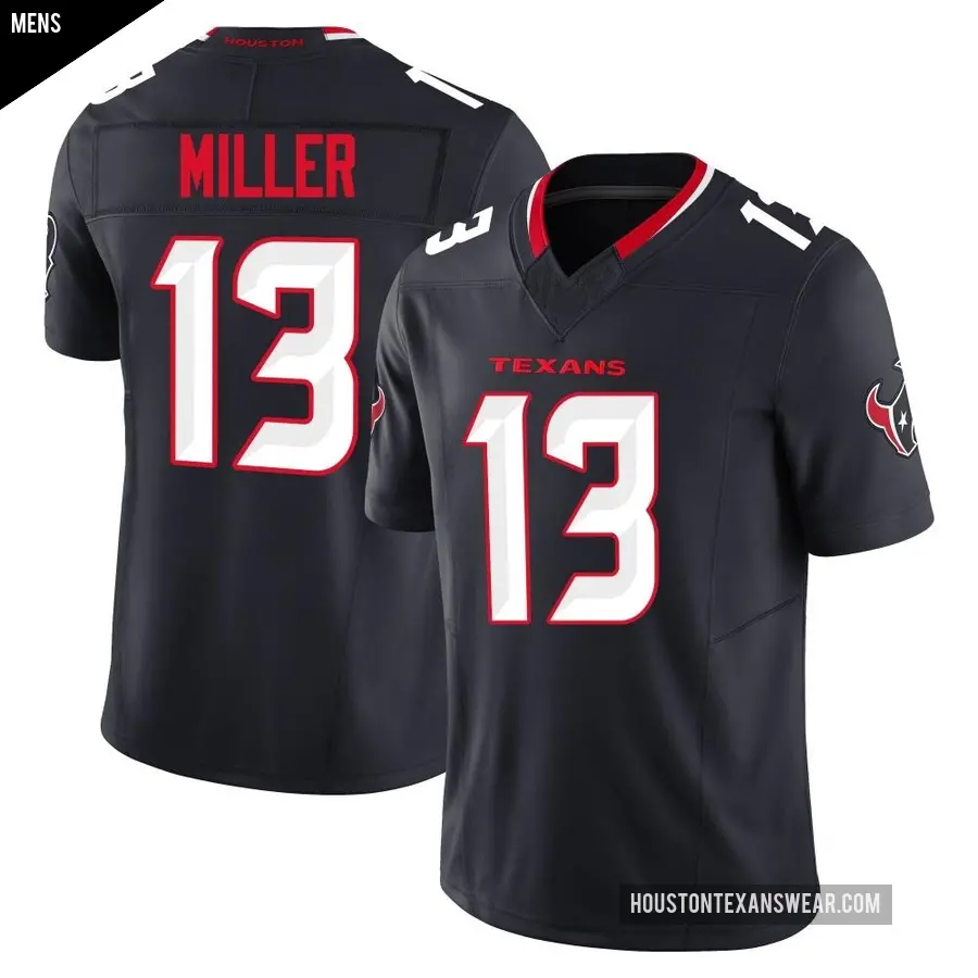 Youth Houston Texans 13 Braxton Miller Navy Blue Limited Team Color Vapor Untouchable Jersey Texans Store