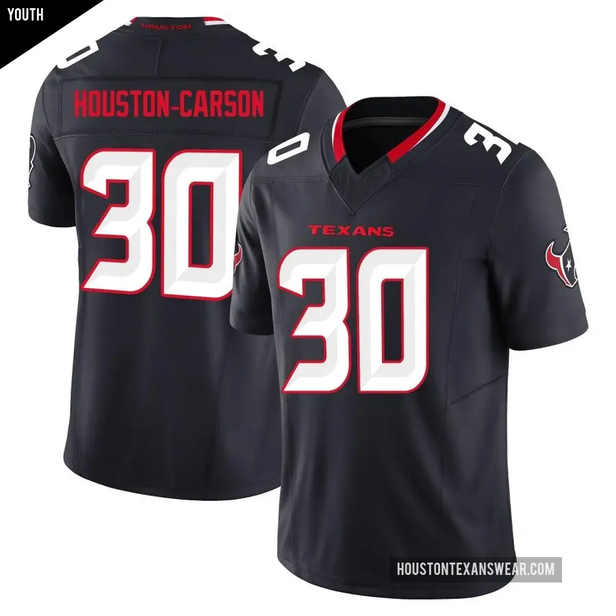 Youth Houston Texans ＃30 DeAndre Houston-Carson Navy Limited DeAndre -Carson Alternate Vapor F.U.S.E. Jersey